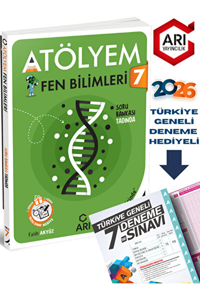 Arı Yayıncılık 7.sınıf Akıllı Fen Bilgisi Atölyem