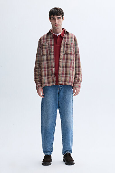 Mudo Comfort Fit Plaid Shirt Jacket