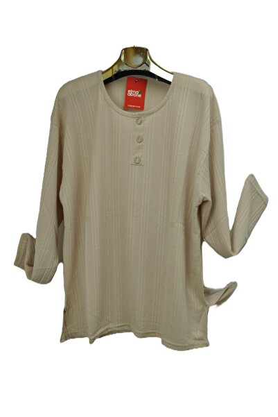 elma abone Super Battal Bamboo Twist Winter Mother Combed Cotton Blouse