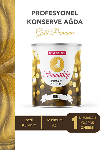 Smoothly Gold Konserve Ağda Premium Series 800g – Profesyonel Sir Ağda