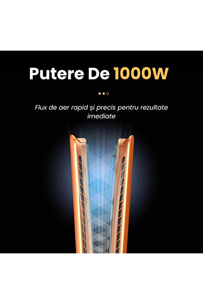 HADEX 2-in-1 Fast-Dry Hair Straightener, Brushless Motor 110000 RPM, 1000W