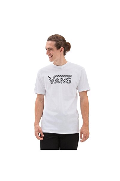 Vans Checkered Erkek Tişört VN0A7UCPYB21 Beyaz-XXL