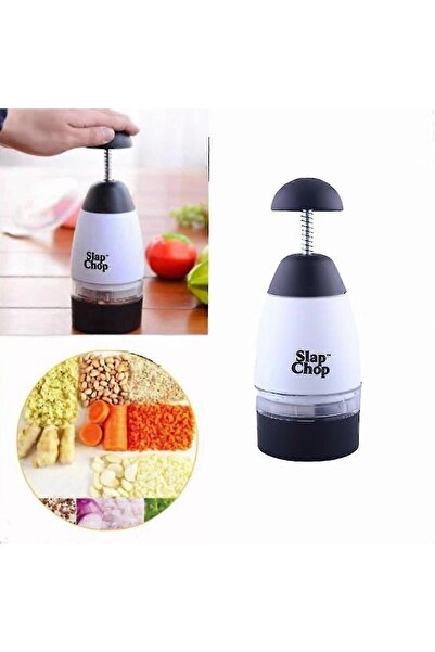 OEM Manual chopper, Slap Chop, Plastic/Stainless Steel, 25x8.5 cm, White/Black