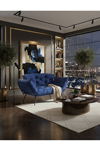 Home İkili Kanepe | Yataklı Ikili Koltuk | Katlanır Yatak Olabilen Koltuk - L...