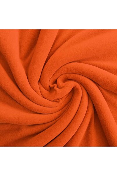 LinaByUgurr Oranj Universal Kaliteli Tüylenmez Metrelik Kalın Polar Kumaş En ...