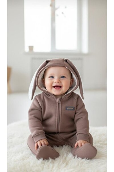 genybaby Unisex Baby Rabbit Eared Unisex Jumpsuit