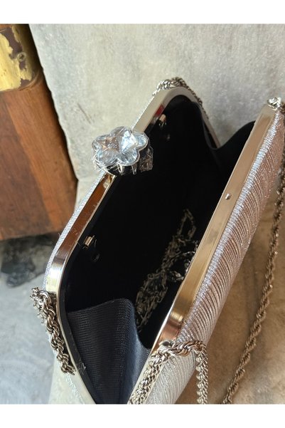 Millacom Sparkly Chain Strap Women Evening Bag Evening Clutch Bag