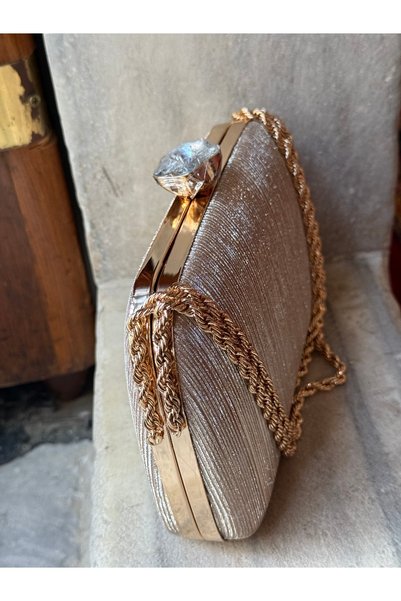 Millacom Sparkly Chain Strap Women Evening Bag Evening Clutch Bag