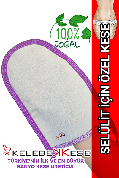 Kelebek Kese Special Thick Bath Scrub for Cellulite, Hammam Scrub, Shower Scr...