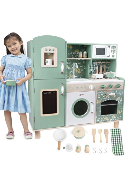 LikeSmart Wooden kitchen 91 cm for children Vintage Classic Kitchen