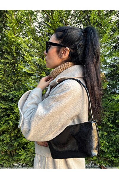 Laletto Kadın Petunya Model Baget Omuz Çantası