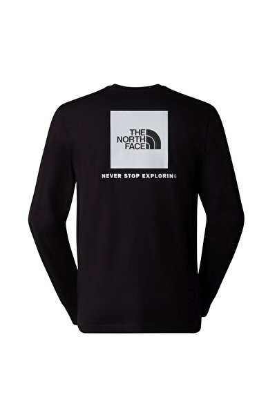 THE NORTH FACE Ανδρικό μπλουζάκι L/S BOX NSE NF0A87NNJK31 Μαύρο-XL