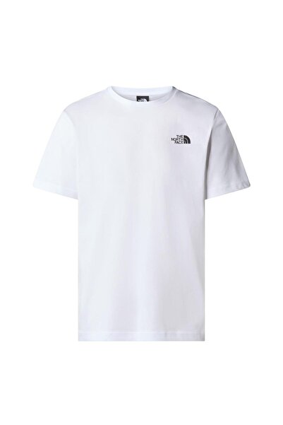 THE NORTH FACE Erkek Kısa Kollu BOX NSE Tişört NF0A87NPFN41 Beyaz-L