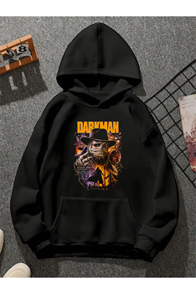 COMVİCHO سويت شيرت داركمان مطبوع للجنسين