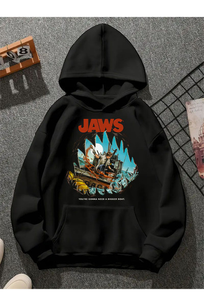 COMVİCHO سويت شيرت جاوز 4 مطبوع للجنسين