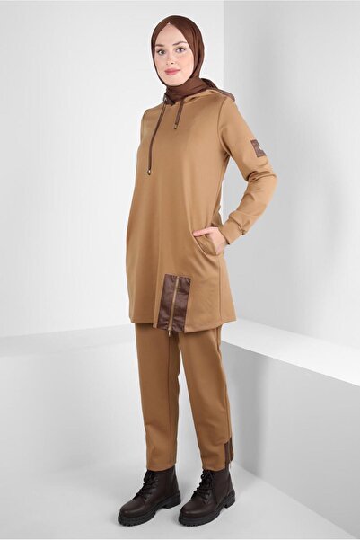 Alvina Hooded Pants Suit 44212