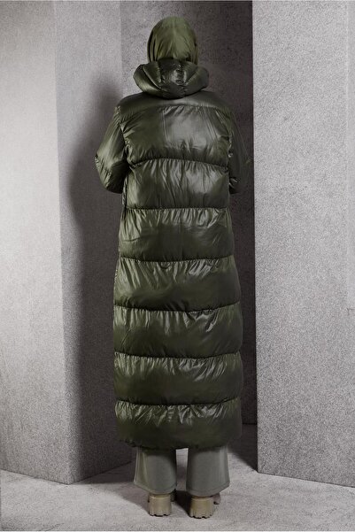 Alvina Stylish Hooded Coat - 90389