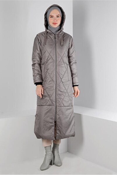 Alvina Drawsting Hooded Inflatable Coat 90320