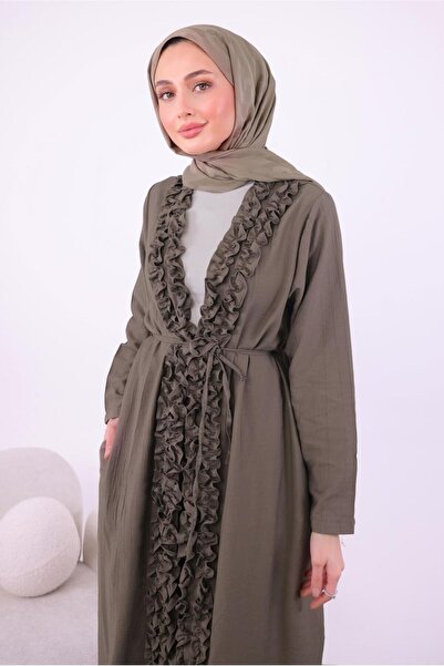 TRENDTESETTÜR Women's Mink Ruffle Pants Suit t 1284