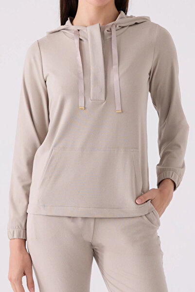 Pierre Cardin Women's Brown Long Sleeve Pajama Set