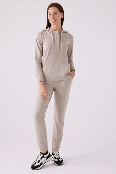 Pierre Cardin Women's Brown Long Sleeve Pajama Set