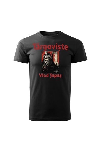 Editura Cetatea de Scaun Tricou personalizat, Editura Cetatea de Scaun, Model 1, Vlad Tepes – Turnul Chidiei, Targoviste