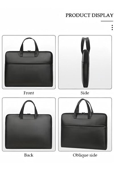 DOMEET Laptop Bag 15 Inch Laptop Briefcase Large Waterproof Laptop Case for Men Women Business Office Work