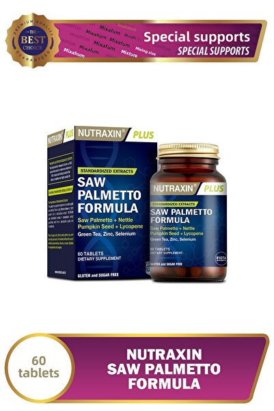 Nutraxin تركيبة منشار بالميتو 60 قرصًا