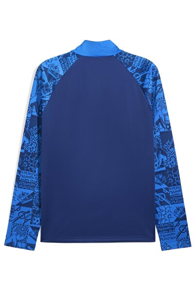 Puma Neymar Jr Playmaker 1/4 Zip 660309 Men's Sweatshirt Blue