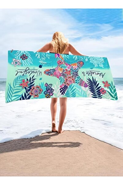 DOMEET Beach Towel Oversized Microfiber Beach Towels for Travel Quick Dry Tow...