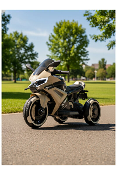 CAR دراجة ثلاثية العجلات كهربائية، بطارية 6 فولت، محرك 380 مع موسيقى وأضواء (...