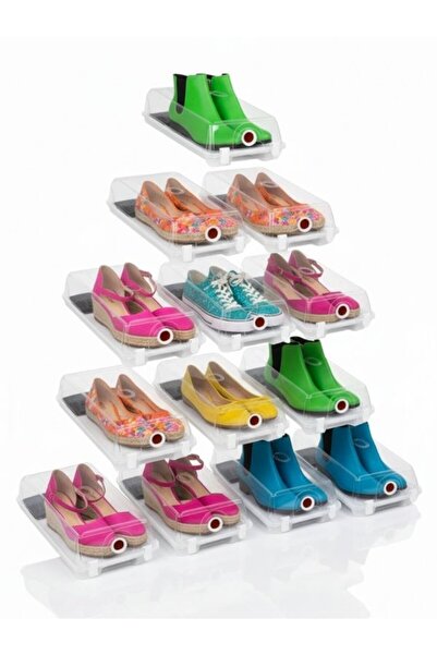 Perodia 12-Piece Women's Shoe Box - Shoe Protection Box