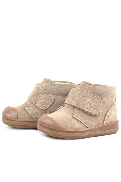 Rakerplus Yoohoo Genuine Leather Mink Velcro Unisex Baby Boots