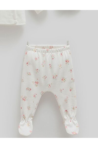 Caramell İncibaby 100% Cotton Flower 5-Piece Baby Girl Hospital Discharge Set New Season