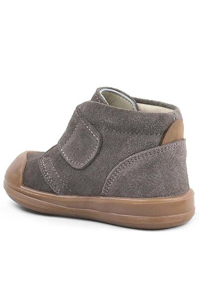 Rakerplus Yoohoo Genuine Leather Sand Color Velcro Unisex Baby Boots
