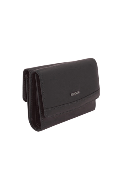 MFT Leather Design Genuine Leather Wallet | Grande 2620 - Black