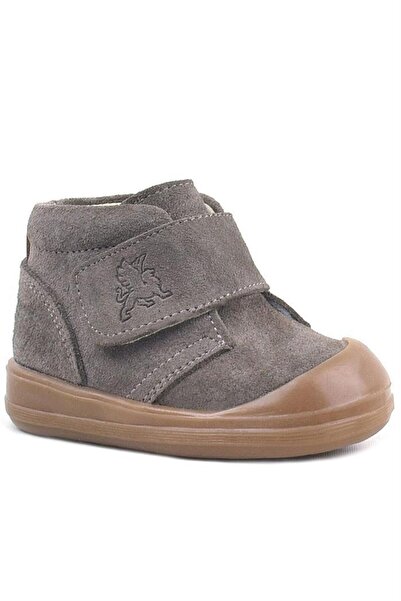 Rakerplus Yoohoo Genuine Leather Sand Color Velcro Unisex Baby Boots