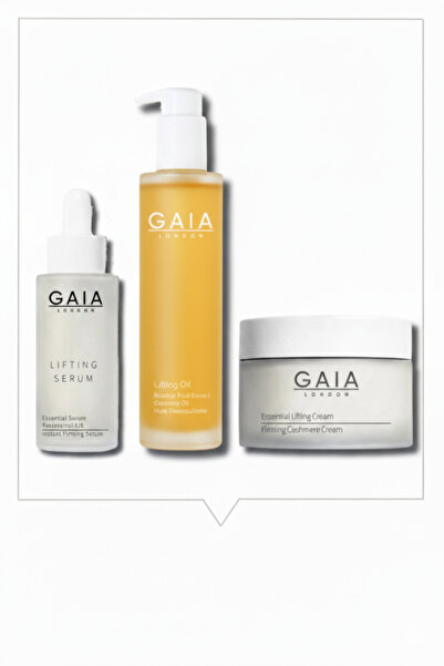 Gaia London Yaşlanma Ve Kırışıklık Karşıtı Dolgunlaştırıcı Bakım Seti. Serum ...