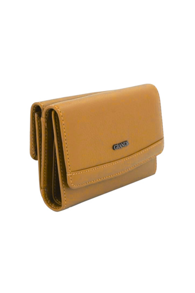 MFT Leather Design Genuine Leather Wallet | Grande 2620 - Yellow