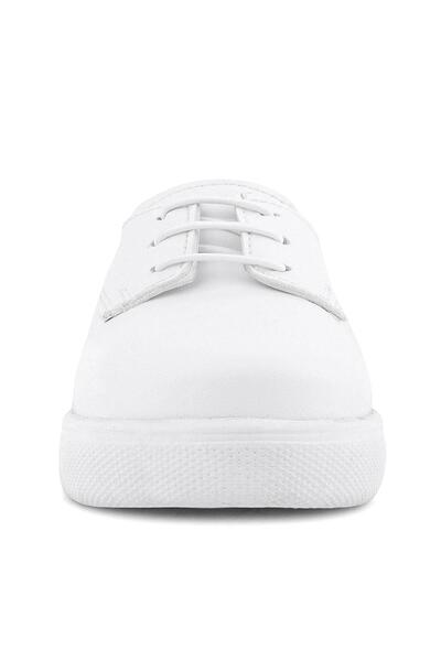 Rakerplus Derby White Skin High Sole Children's Classic Shoes