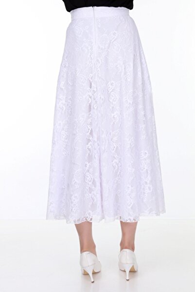 Asees Lace A-line Skirt