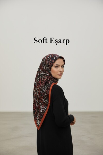 Onur Φουλάρι - Γυναικείο Μαλακό Φουλάρι με Βαμβακερό Εθνοστικό Σχέδιο