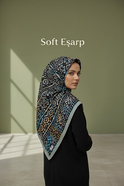 Onur Φουλάρι - Γυναικείο Μαλακό Φουλάρι με Βαμβακερό Εθνοστικό Σχέδιο