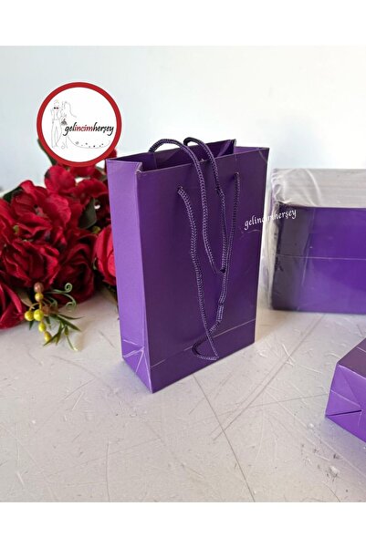 Gelincimherşey 25'li Özel Günler İçin Hediyelik Renkli Poşet Karton Çanta