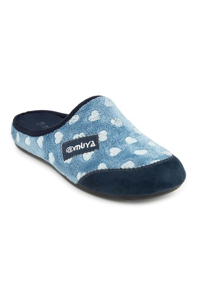 Muya Papuci de casă pentru femei Kasi Ortopedic Sole, închis, pentru iarnă