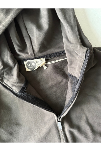 rg kidsstore Світшот з капюшоном і блискавкою для дівчат/хлопців з бавовни - Кардиган_RG3285