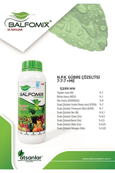 BALFOMİX Power Npk 7-7-7 +me