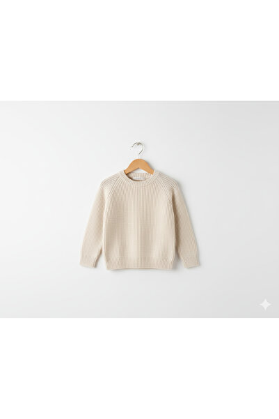 Nimini Kids Extra flexibilní unisex svetr pro miminka a děti s výstřihem (0-5 let)