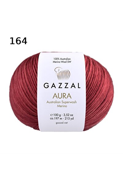 GAZZAL İPLİK Gazzal Aura Merino Yünü El Boyama Örgü İpi 300 Gr 3’lü 100 gr Paket