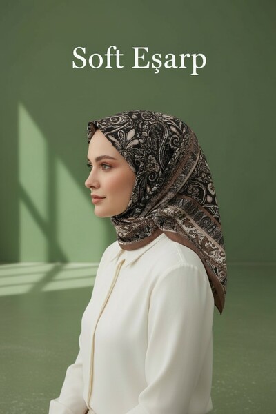 Onur Φουλάρι - Γυναικείο Μαλακό Φουλάρι με Βαμβακερό Εθνοστικό Σχέδιο